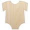 Baby Outfit Unfinished Wood Shape Piece Cutout for DIY Craft Projects